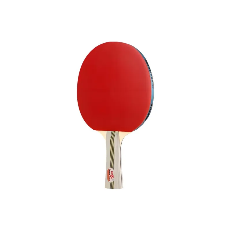 DOUBLEFISH Ping Pong Paddles Kids' All Wood Black Red-5
