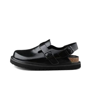 HANQIAORIJI Broken Cocoon Series Wrap-toe Slippers Men's Black