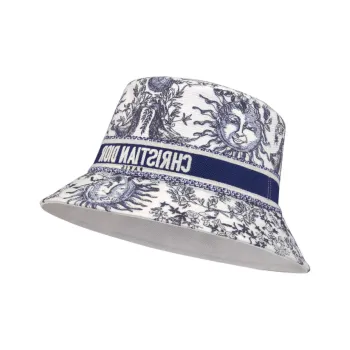 DIOR Cotton, Polyester, Polypropylene Bucket Hats Women's Blue