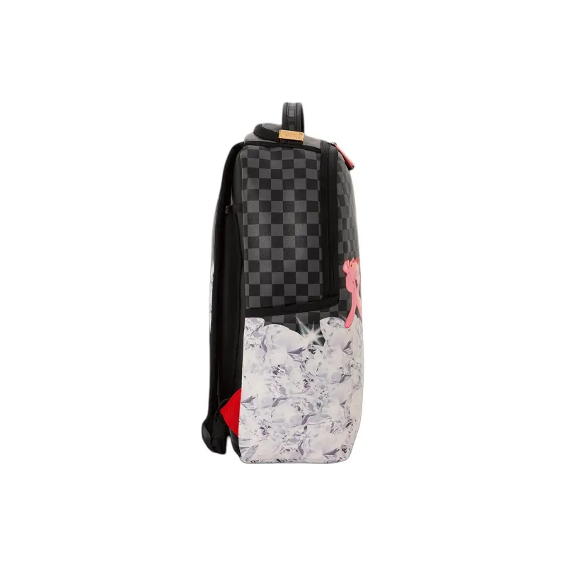 SPRAYGROUND Faux Leather Backpack Unisex Black-3