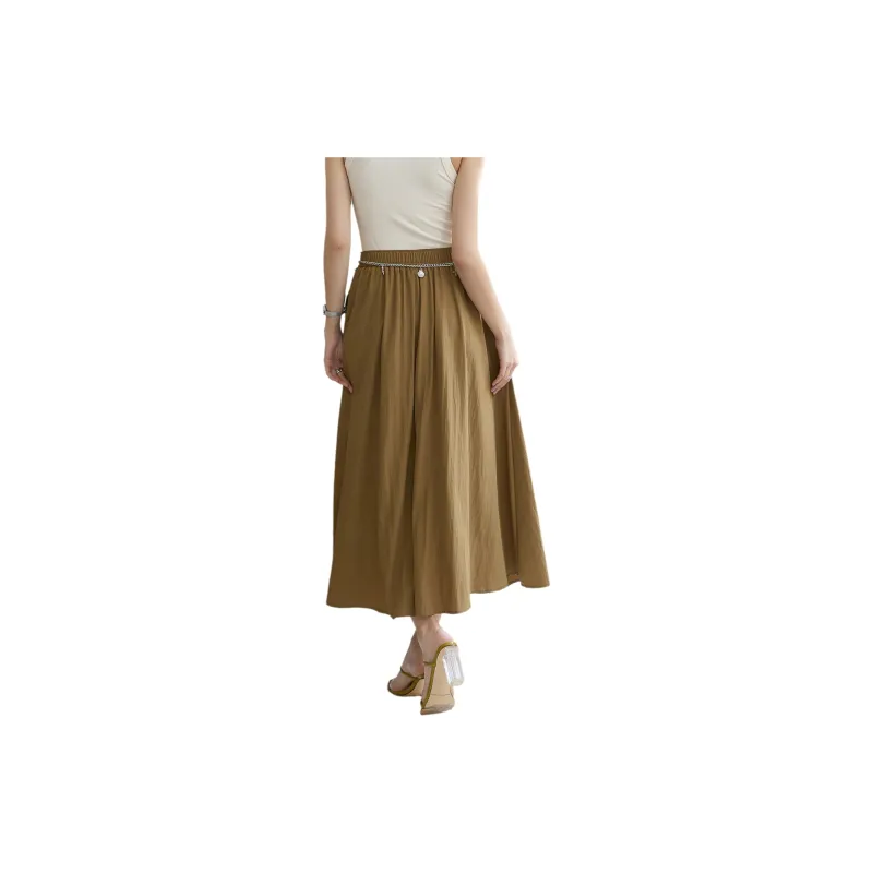 SMEN Casual Long Skirts Women's-9