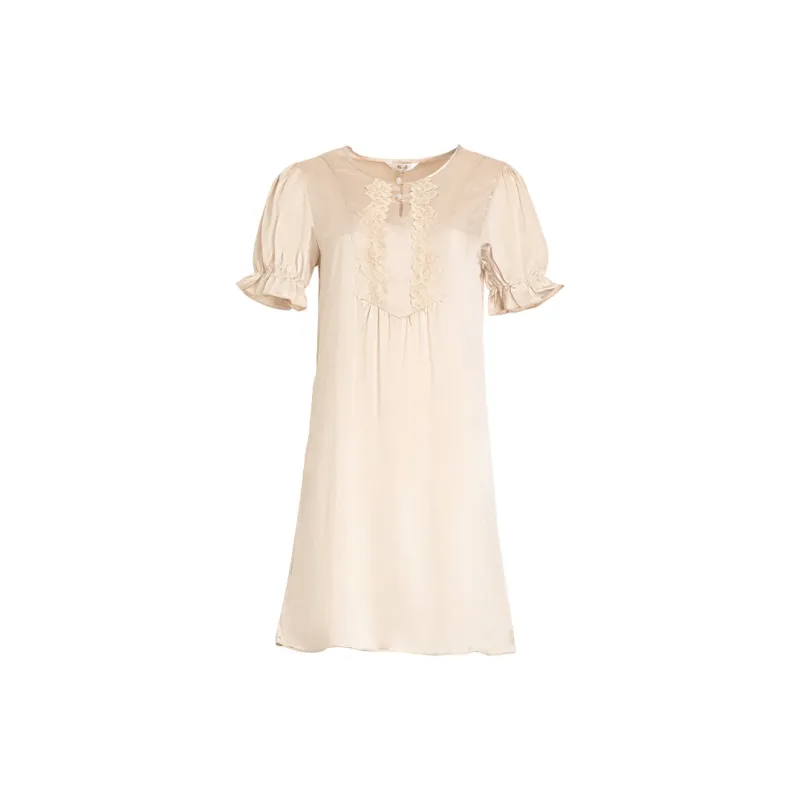 Silk Boundary Nightgown Women's-2
