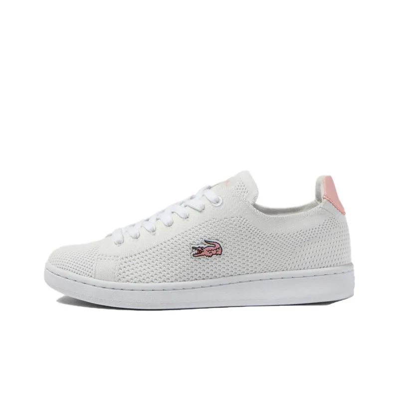 LACOSTE Carnaby Low Top Skateboard Shoes Women's White-0
