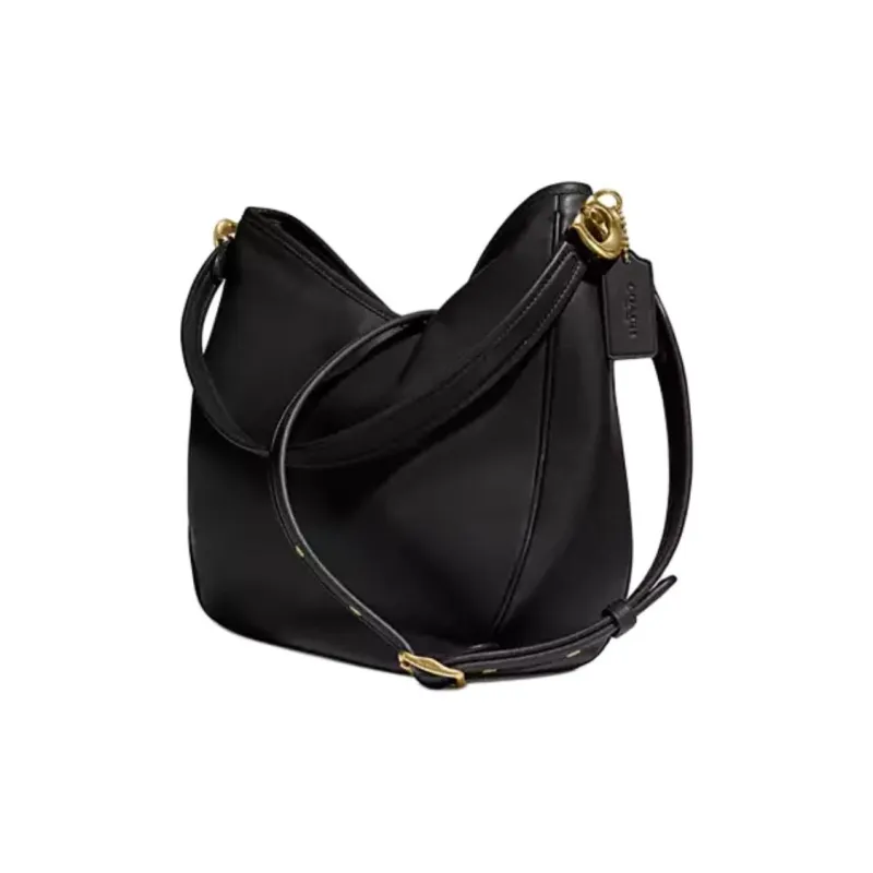 COACH Tabby Leather Shoulder Bag, Crossbody Bag Women's Black-1
