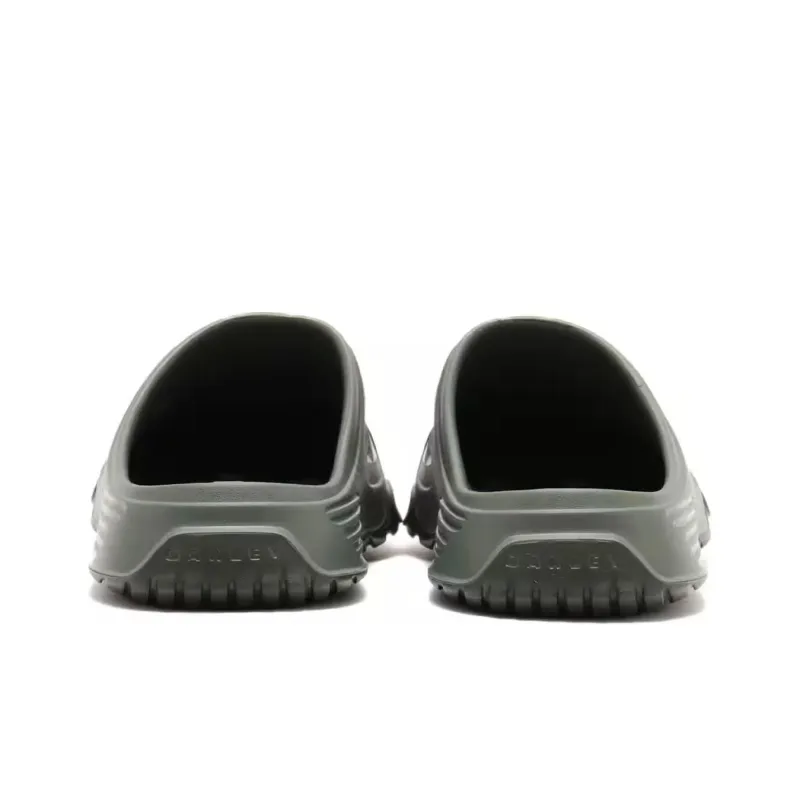 Oakley Factory Team Slip Resistant Wrap toe Slippers Men's Gray-4