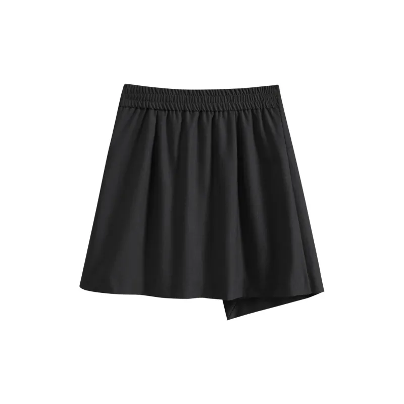 TOUCH Casual Short Skirts Women's Black-1