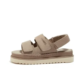 CAMEL Beach Sandals Women's Black/Brown/Gray