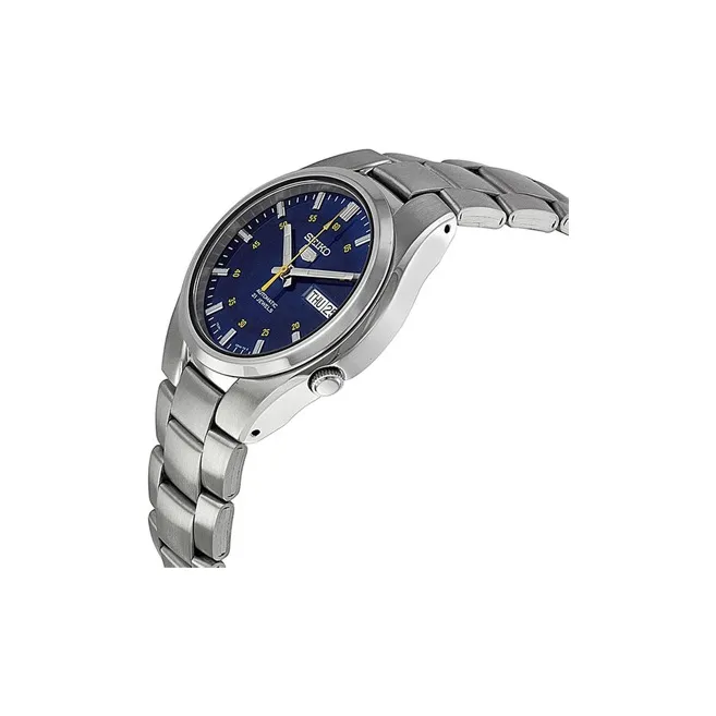 SEIKO Automatic Mechanical Movement Stainless Steel Strap Watch Men's Watch Blue Dial-1