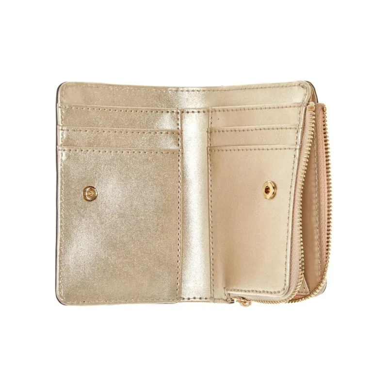 GUESS Faux Leather Wallets Card Holders Unisex Beige-2