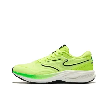 Erke Lightweight Cushioning Slip-Resistant Low-Top Casual Running Shoes Men's Fluorescent Glossy Finish Green