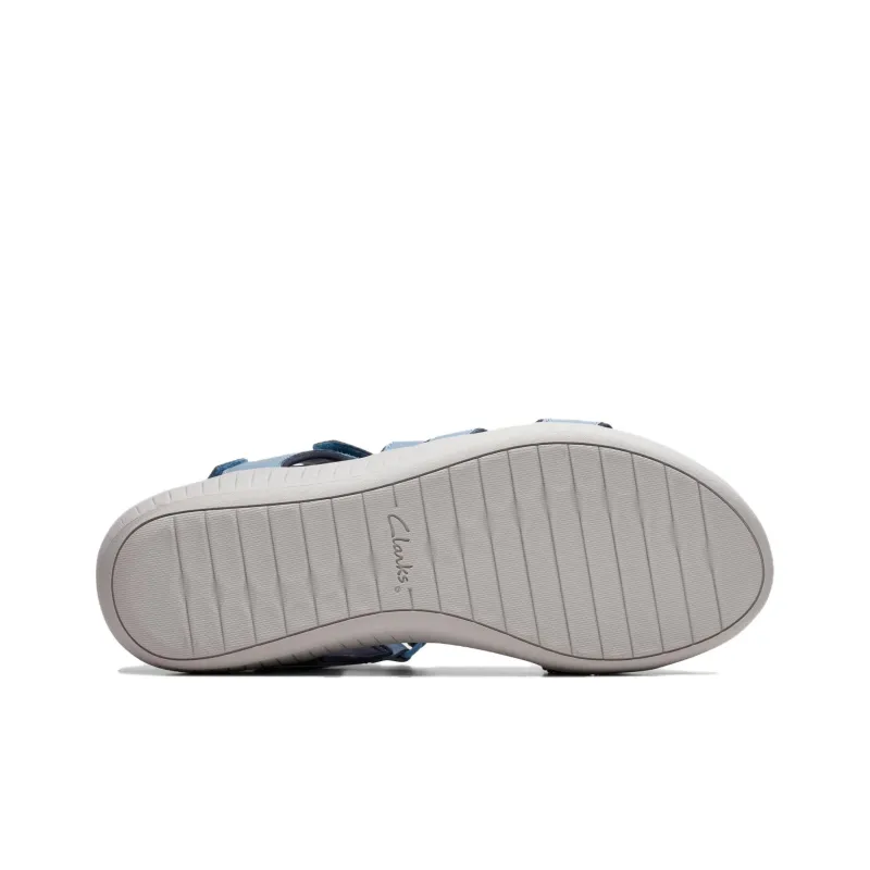 Clarks Beach Sandals Women's Denim Blue-5