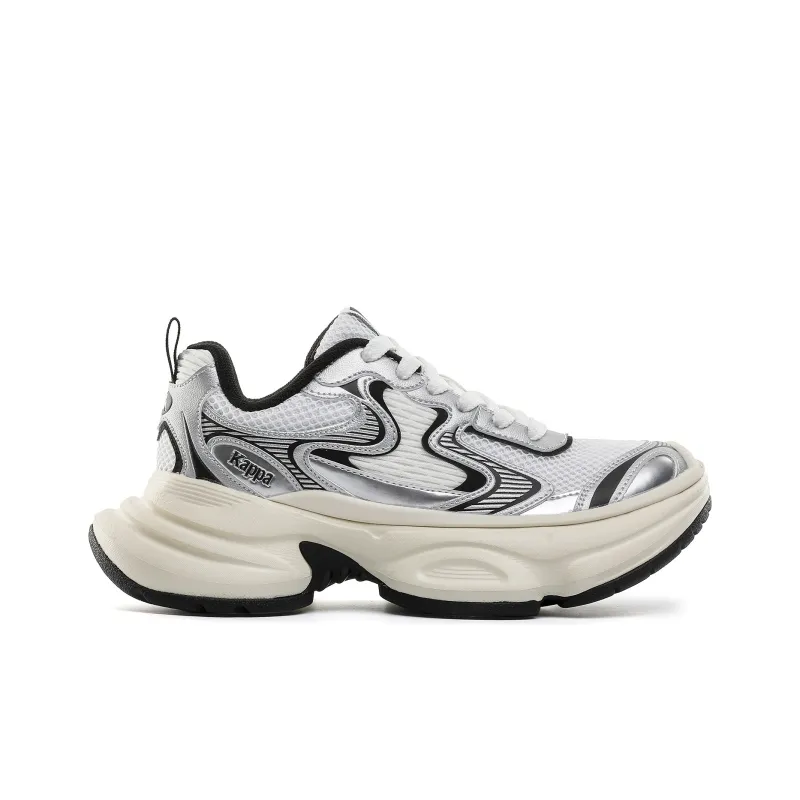 Kappa Low Top Chunky Sneakers Women's Classic White-1
