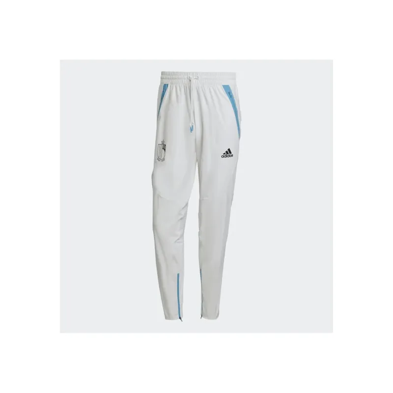 Adidas Belgium Soccer Bottoms Belgian National Team Unisex White-5