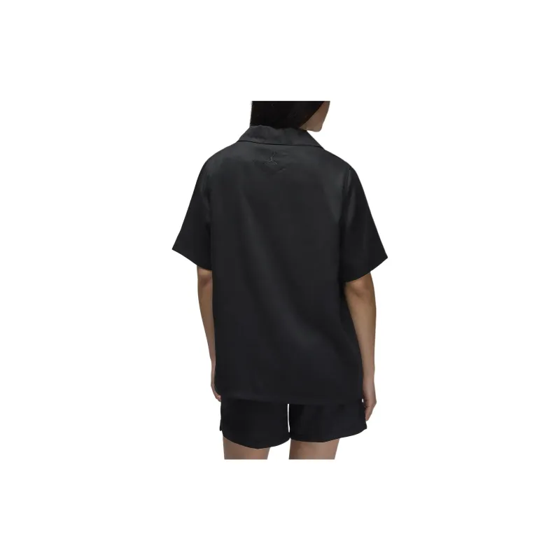 JORDAN Women's Woven Solid Top-1