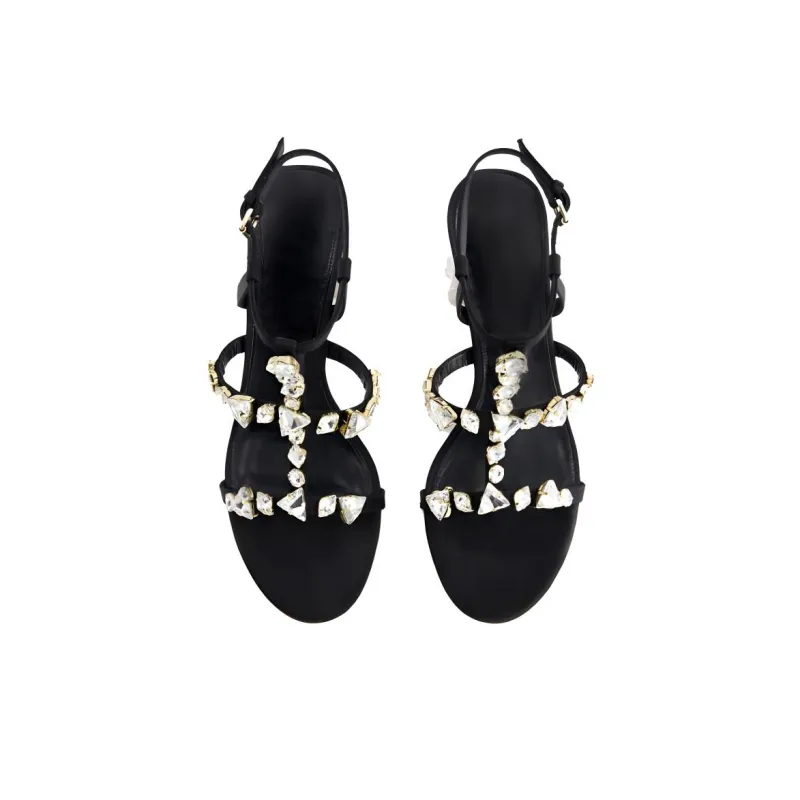 GIAMBATTISTA VALLI Strap Sandals 9cm Women's Black-3