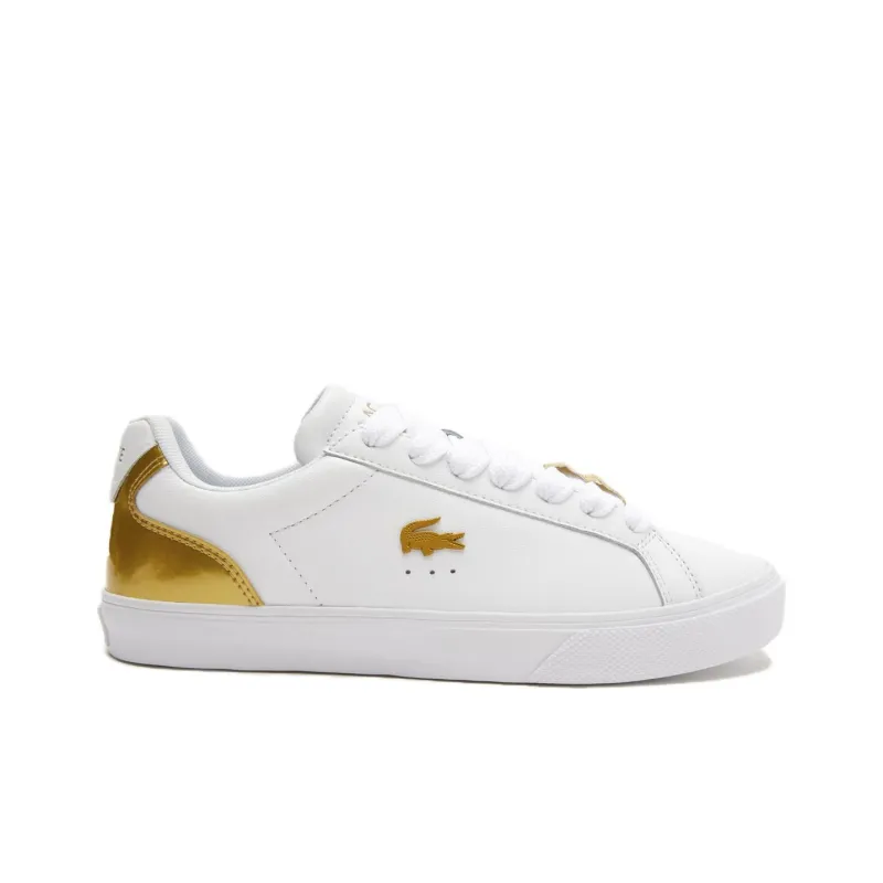 LACOSTE Lerond Pro Low-Top Skateboard Shoes Women's White-1