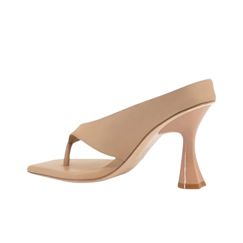 STUDIO AMELIA Flip Flops 9cm Women's Light Brown-2