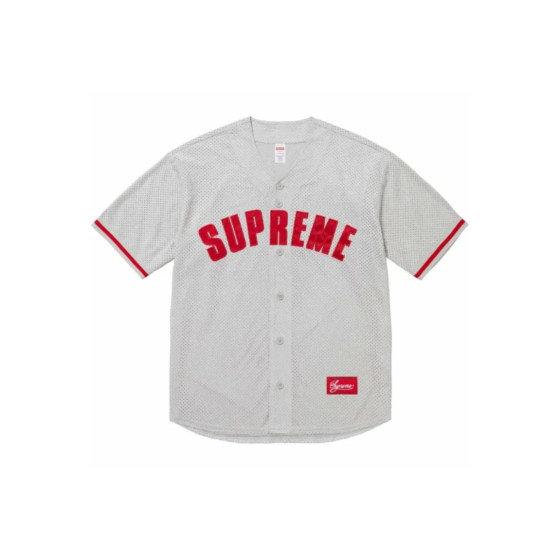 Supreme Ultrasuede Mesh Baseball Jersey - Cheap Rcj Jordan Outlet