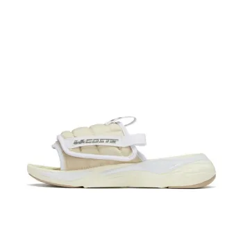 LACOSTE Slide Slippers Men's Ecru