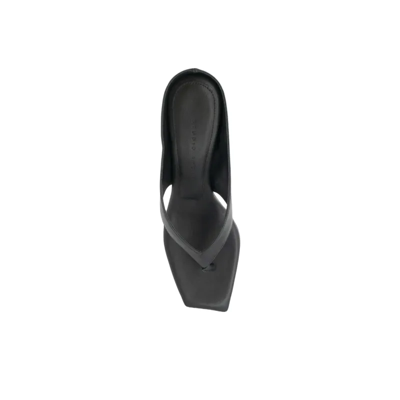 STUDIO AMELIA Flip Flops 5cm Women's Black-4