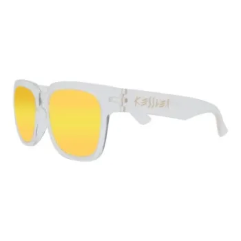KESSLER TR90 Rectangular Sunglasses Unisex White