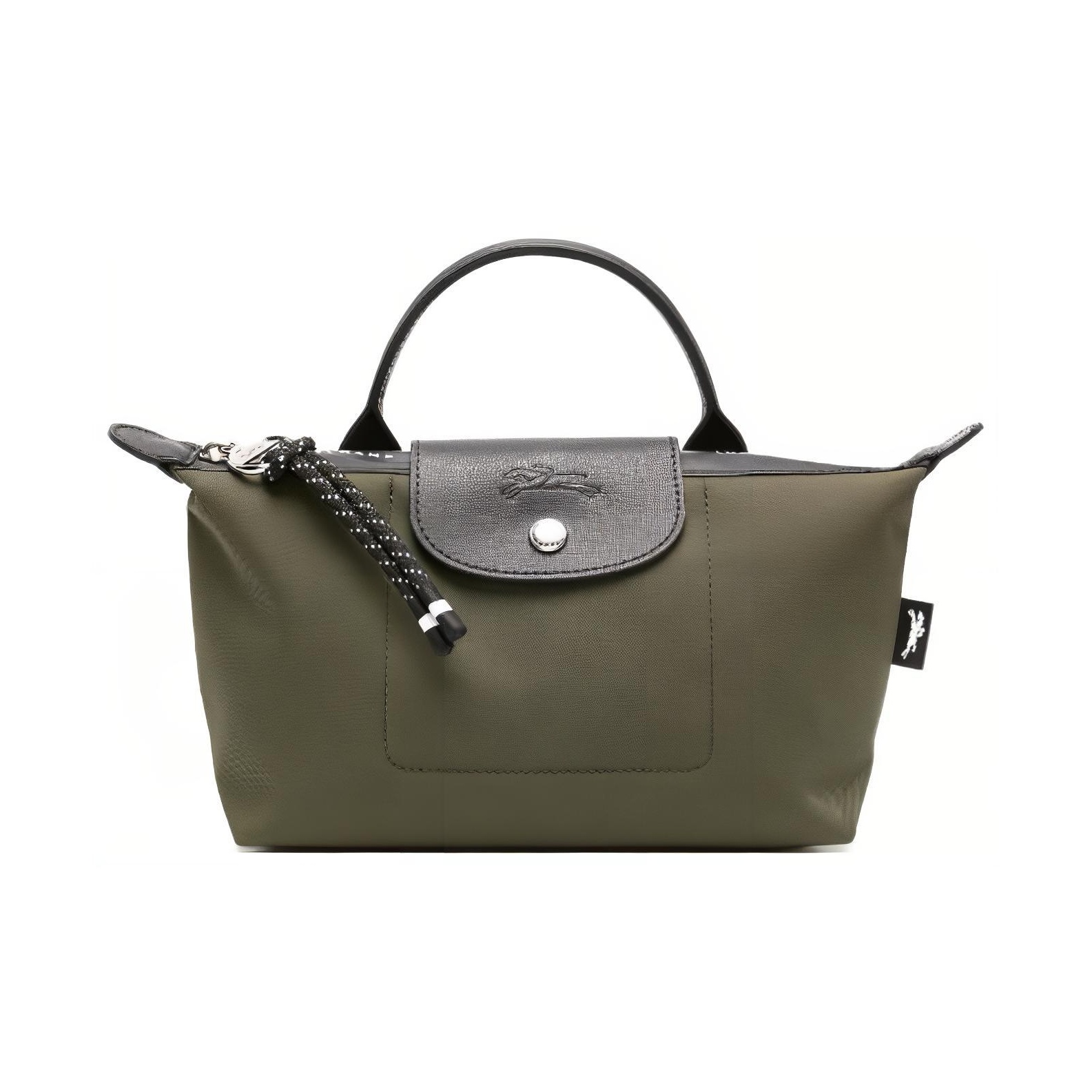 トートバッグ Le Pliage Energy nylon shoulder bag with engraved logo Longchamp Le Pliage Energy Recycled Nylon Shoulder Bag