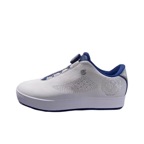 FILA On-Green Golf Shoes Men Low-Top White/Blue