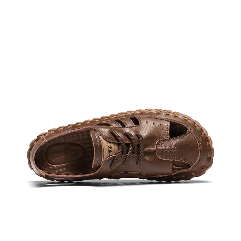 G.N.SHIJIA River Trekking Shoes Men Black/Red Brown-10