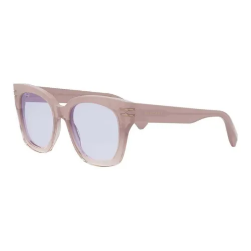 Bottega Veneta Acetate Irregular Shape Sunglasses Men's Pink
