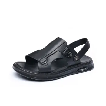 SHUPATE Beach Sandals Men Black/Gray/Brown