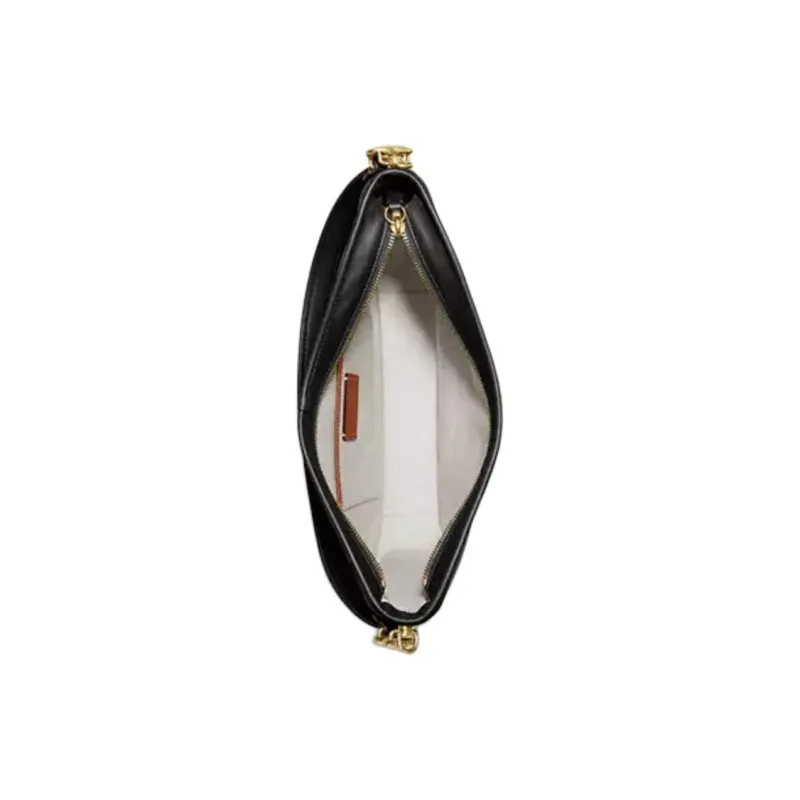 COACH Tabby Leather Shoulder Bag, Crossbody Bag Women's Black-4
