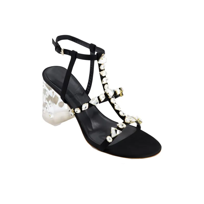 GIAMBATTISTA VALLI Strap Sandals 9cm Women's Black-2