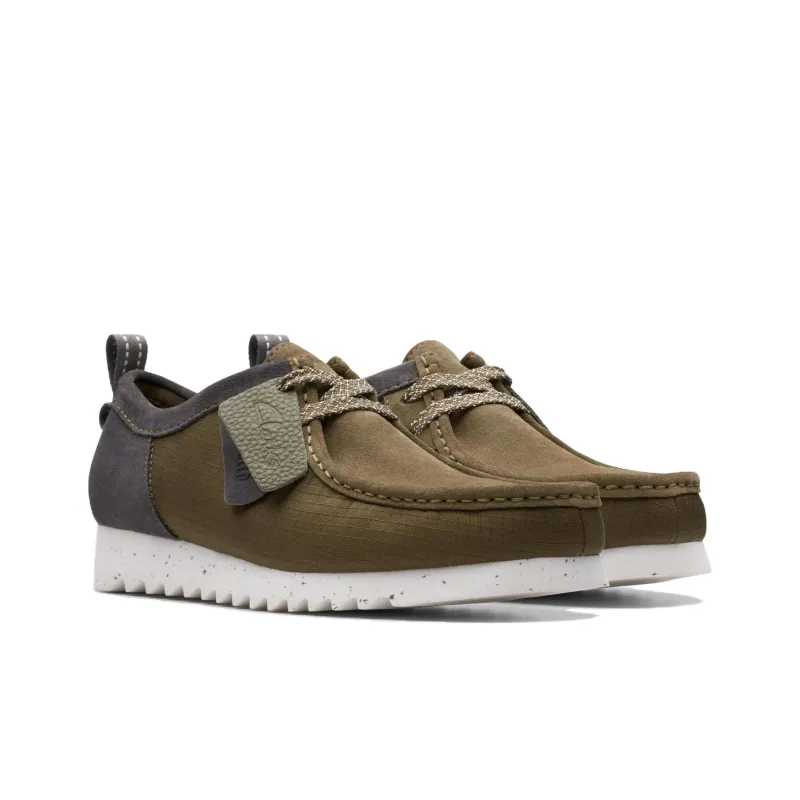 Clarks Originals Wallabee Ftre Lo Olive Combination-2