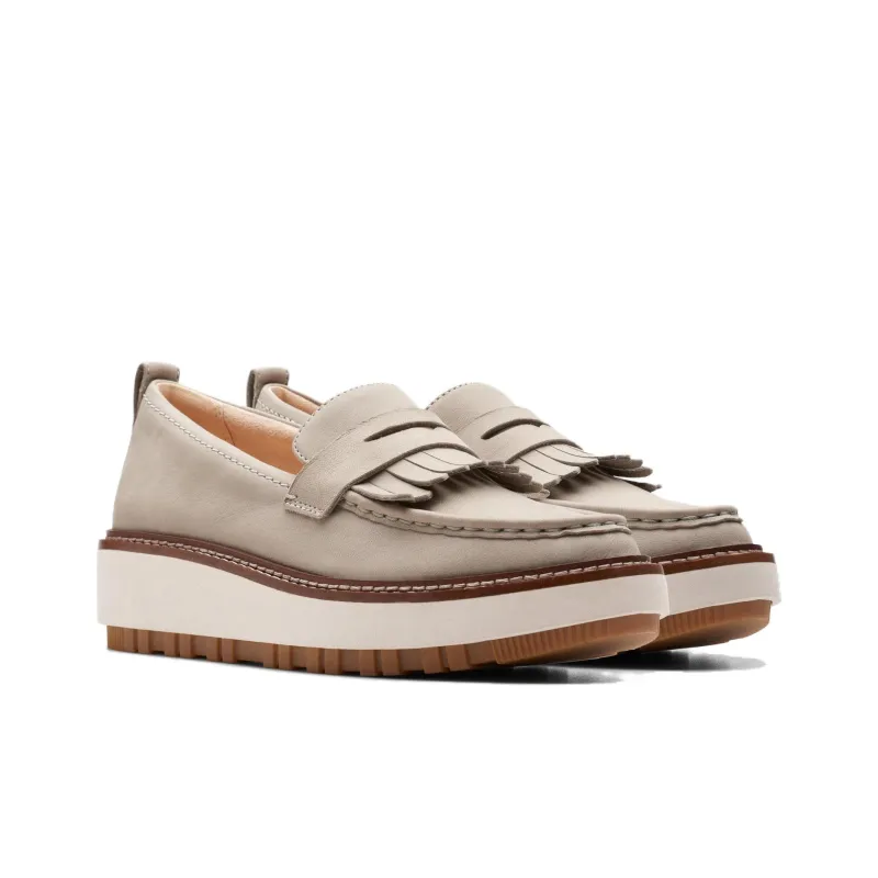 Clarks Orianna Loafer Loafers 5cm Women's Stone Color-2