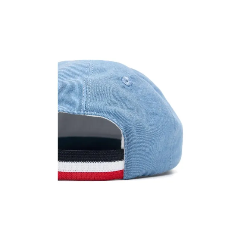 Moncler Logo Patch Denim Baseball Cap-1