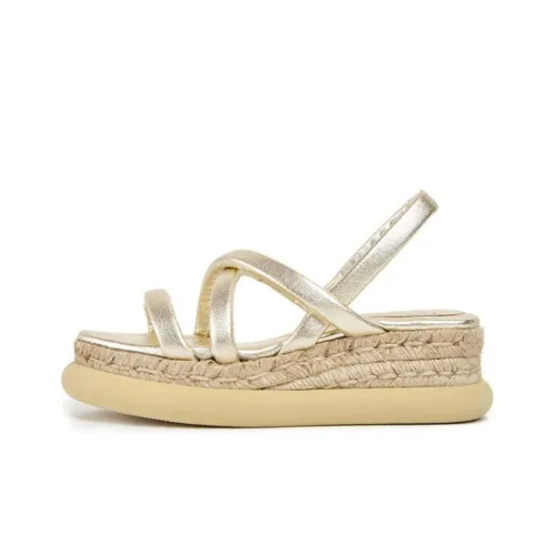 Paloma Barceló KELSIE Strap Sandals 6cm Women's Gold