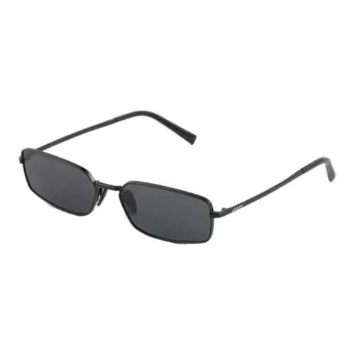 PRADA A60S Rectangle logo-print Sunglasses