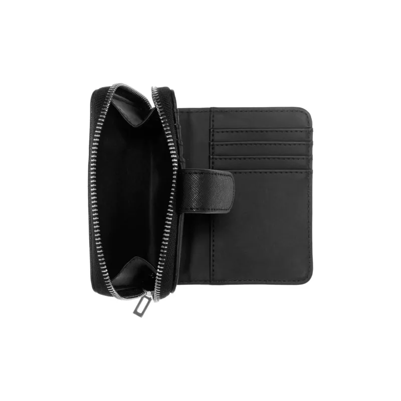 GUESS Saffiano Imitation Leather Wallet Women's Black-2