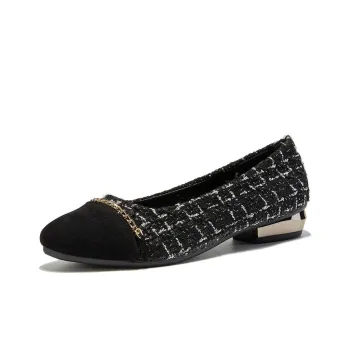 Komanic Chanel Inspired Casual Single Shoes Low Heel Women's