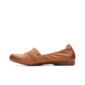 Clarks Rena Way Casual Single Shoes 1.5cm Women's Tan