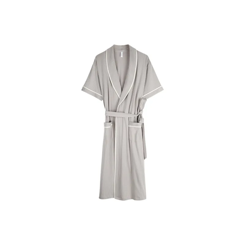 Xuan Liang Sleep Robe Men's Light Gray-0