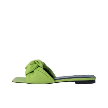 By Far Slide Slippers Women's Green