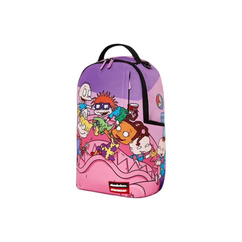 SPRAYGROUND Polyester Backpack Unisex Pink Purple-1