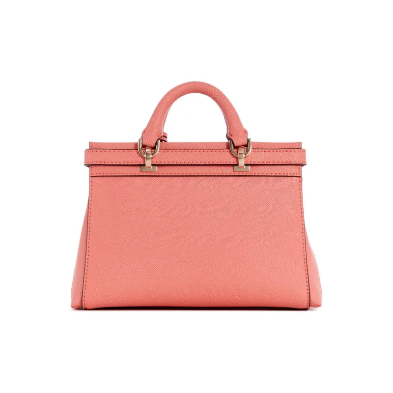 GUESS Imitation Levante Leather Shoulder Bag Crossbody Bag Handbag Mini Women's Pink-2
