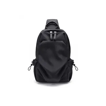 Old Man's Head Fabric Sling Bag Shoulder Bag Crossbody Bag Regular Men's Black