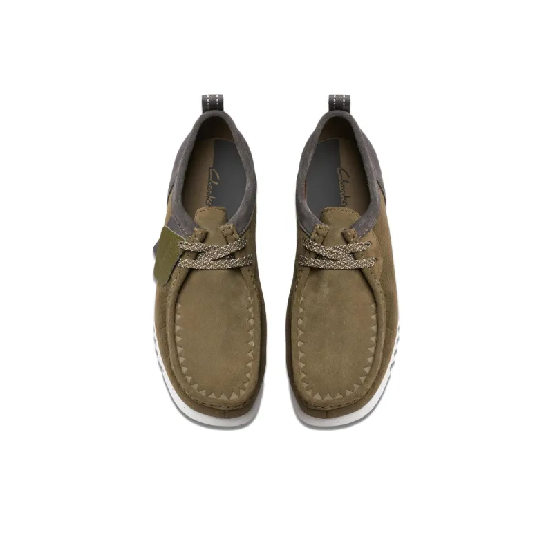 Clarks Originals Wallabee Ftre Lo Olive Combination-3