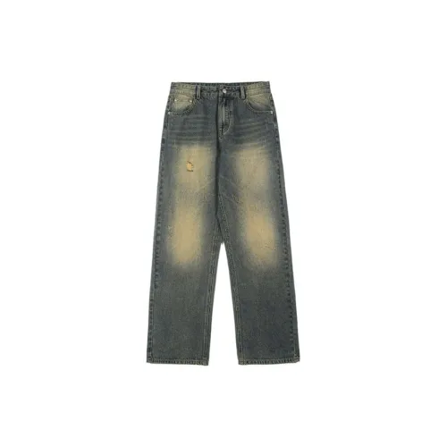 F.K.V.A Jeans Unisex Blue