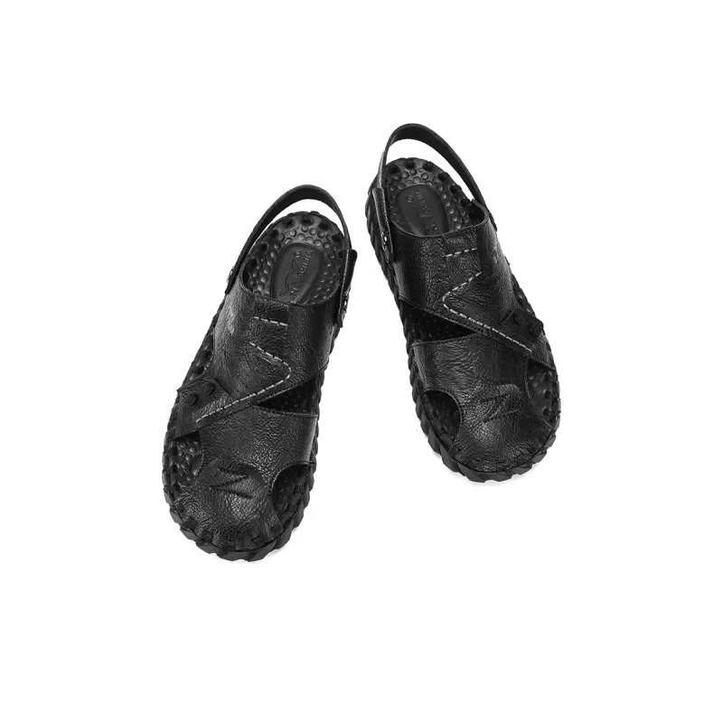 G.N.SHIJIA River Trekking Shoes Men Black/Red Brown-4