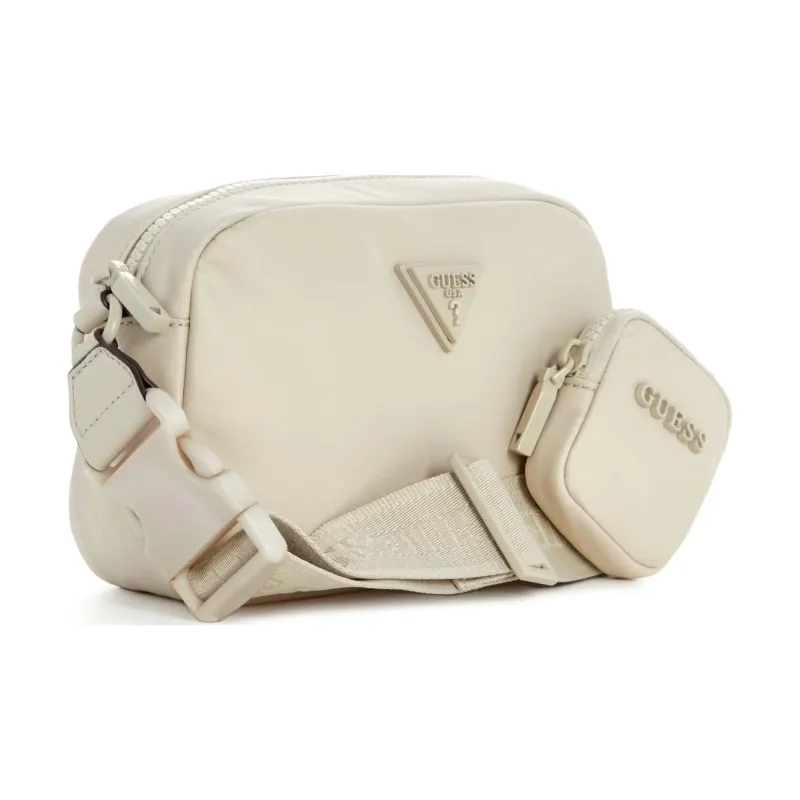 GUESS Nylon Combo Bag Crossbody Bag Shoulder Bag Women's Beige-1