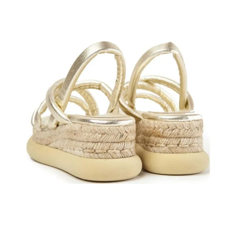Paloma Barceló KELSIE Strap Sandals 6cm Women's Gold-4